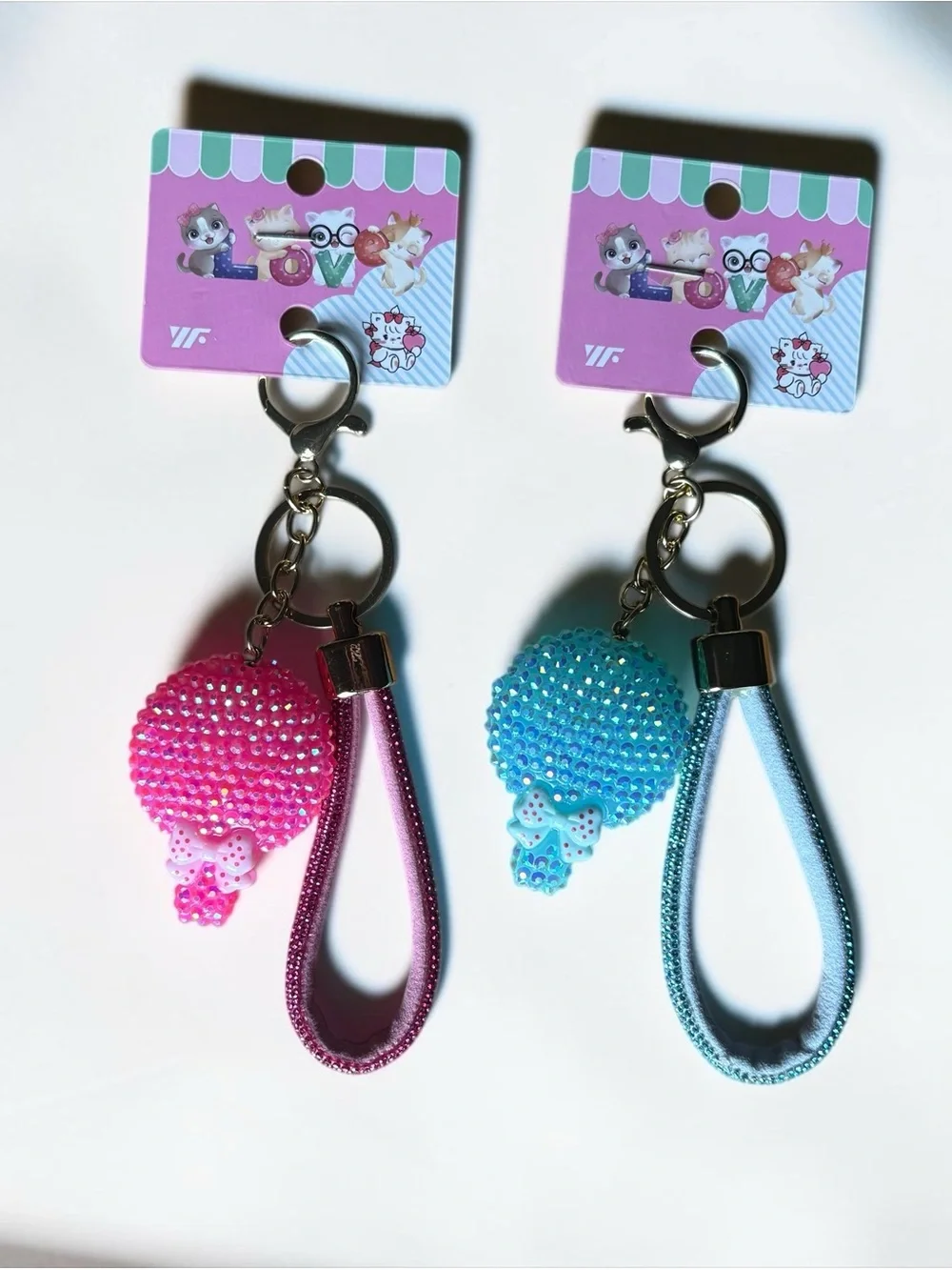 Hot Air Balloon Keychains (Set of 2)